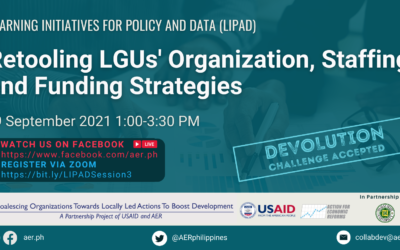 Highlights from Retooling LGU’s Organization, Staffing, and Funding Strategies
