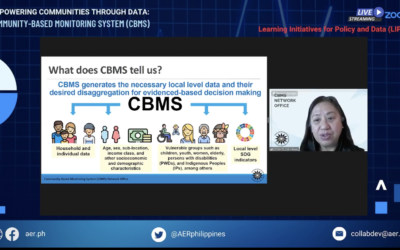 CBMS: Data that Tell Community Stories